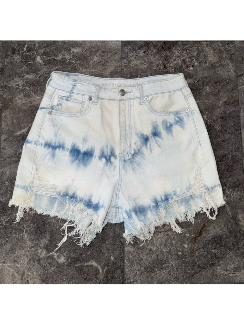 American Eagle Outfitters Comfort Stretch Waistband Denim Jean Shorts Size 4